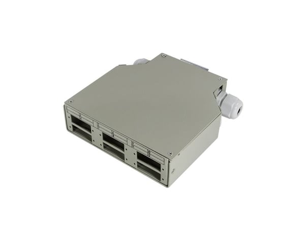 LogiLink Fiber Optic DIN rail splice box for LC or SC couplers