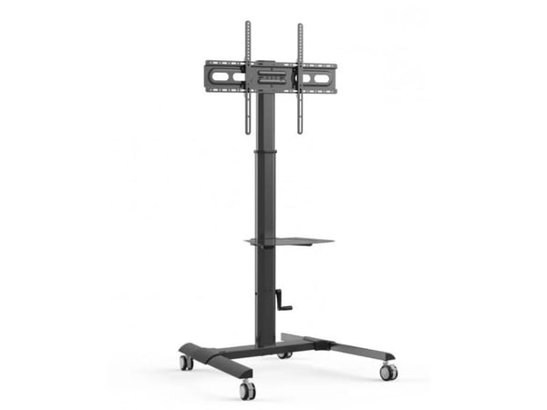 Techly ICA-TR228, Multimediavagn, Svart, Plattskärm, 40 kg, 81,3 cm (32"), 177,8 cm (70")