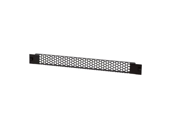 LogiLink PN110B, Ventilert tomt panel, Stål, Sort, 1 stykker, 142 g