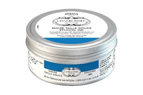 Charbo etse-/trykkblekk 200 ml Cerulean Blue 065