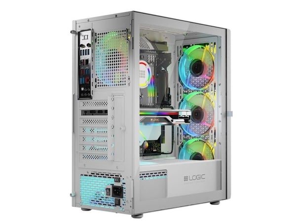 Logic ARAMIS ARGB MINIDI USB 3.0 -kotelo valkoinen