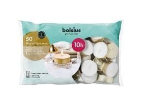 Fyrfadslys stor Ø6cm Brændetid 10 timer Guld 50 stk,50 stk/pk