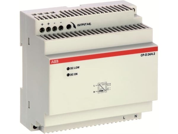 ABB CP-D 24/4.2, 100 - 240 V, 4.2 A, Hvit, RoHS, 89,9 mm, 57,5 mm