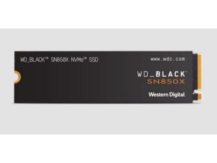 WD_BLACK SN850X NVMe SSD WDBB9G0020BNC - SSD - 2 TB - intern - M.2 2280 - PCIe 4.0 (NVMe) - sortering
