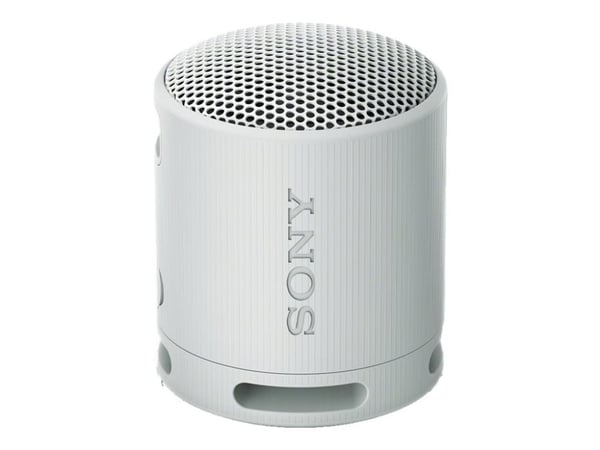 Sony SRS-XB100 - Høyttaler - for bærbar bruk - trådløs - Bluetooth - Appstyrt - lysegrå
