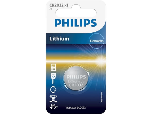 Philips CR2032 - Batteri CR2032 - Li - 220 mAh