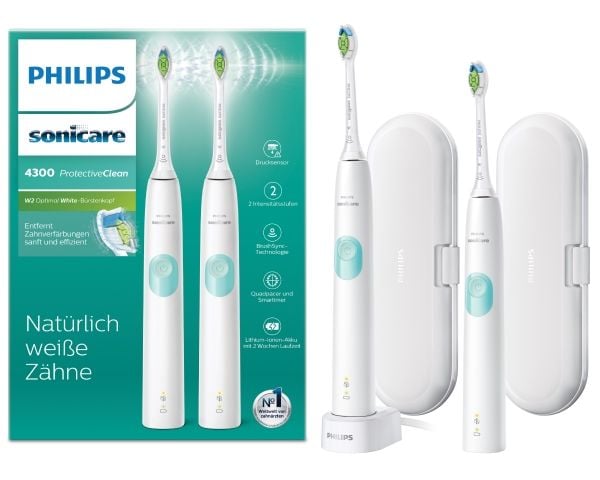Philips Sonicare ProtectiveClean 4300 HX6807 - Tannbørstesett - trådløs