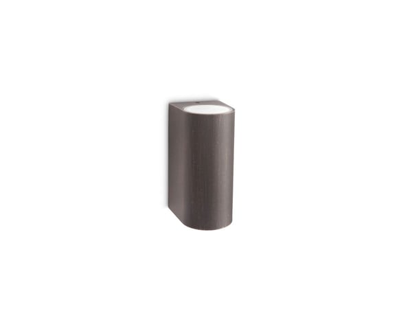 Philips Nightingale-vegglampe, 35 W, GU10, ingen pære, Vegglys, Rustfarget, Metall, IP44, Terrasse, Hage, I
