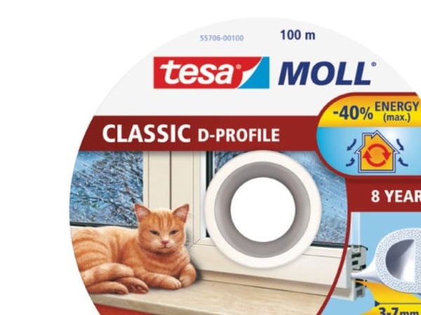 TESA tetning hvit D-100 m
