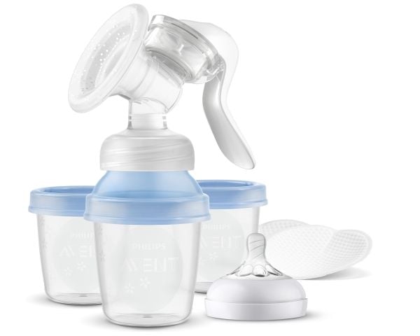 Philips AVENT SCF430/13, Elektronisk, Blå, Transparent