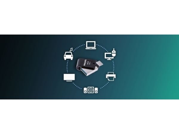 Philips FM64DC152B - USB-flashstasjon - 64 GB - USB 3.1 / USB-C