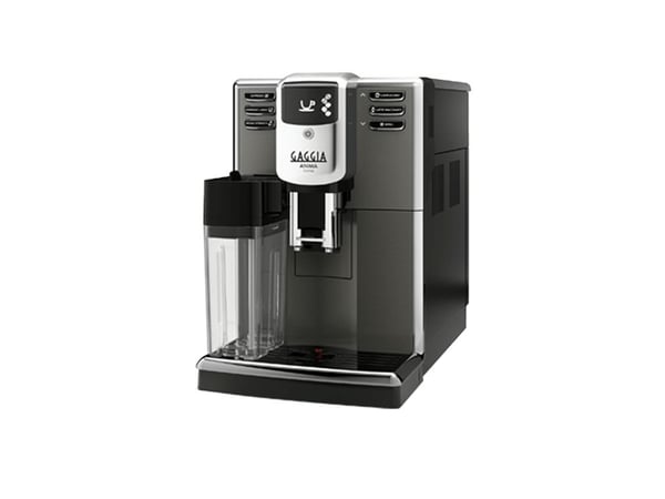 Gaggia Anima Class, Espressomaskin, 1,8 l, Kaffe bønner, Malt kaffe, Innebygd kaffekvern, 1500 W, Sort, Rustfritt stål
