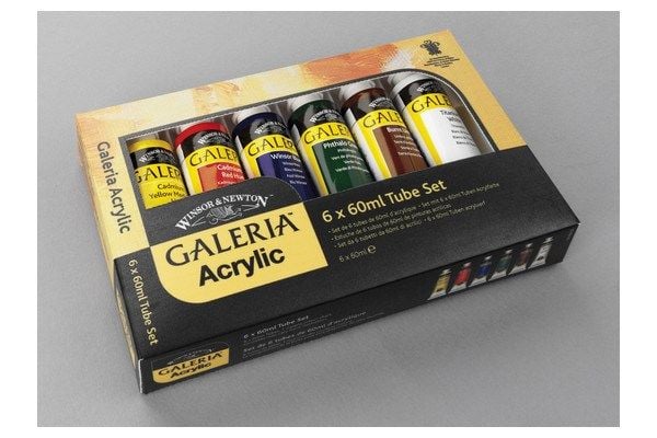 Winsor & Newton 5012572010054, 60 ml, Blå, Brun, Grønn, Rød, Hvit, Gult, Rør