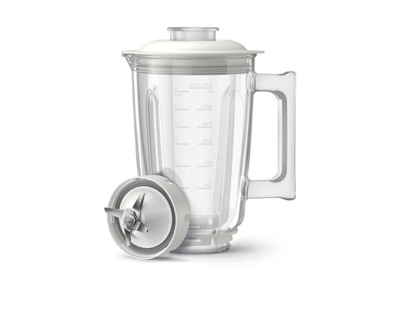 Philips 7000 Series HR3760 - Mikser - 1.8 liter - 1.5 kW - hvit/metallisk
