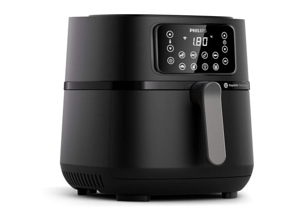 Philips Series 5000 HD9285 XXL Connected - Varmluftsteker - 7.2 liter - 2000 W - mørk sølv / svart