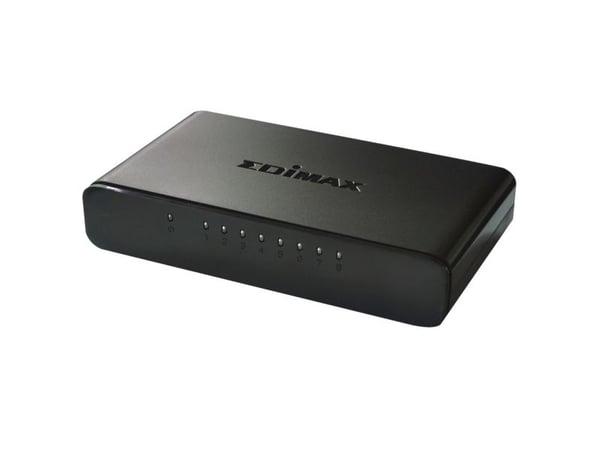 Edimax ES-3308P - Switch - ikke-styrt - 8 x 10/100 - stasjonær