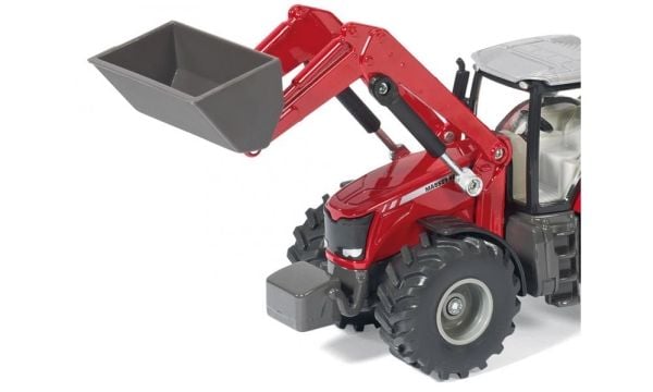 BONDE Massey Ferguson med frontlaster, modellkjøretøy