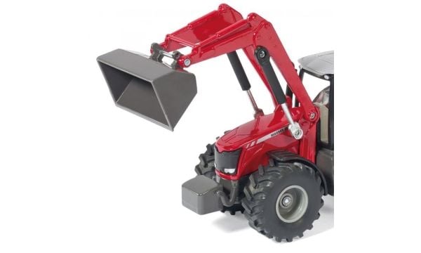 BONDE Massey Ferguson med frontlaster, modellkjøretøy