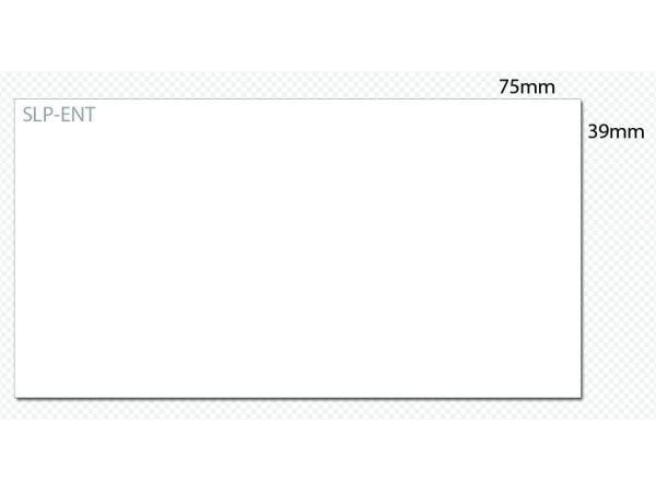 Seiko Instruments SLP-ENT - Ikke-adhesiv - hvit - 39 x 75 mm 600 kort (2 rull(er) x 300) navneskiltkort - for Smart Label Printer 440, 440 Office A...