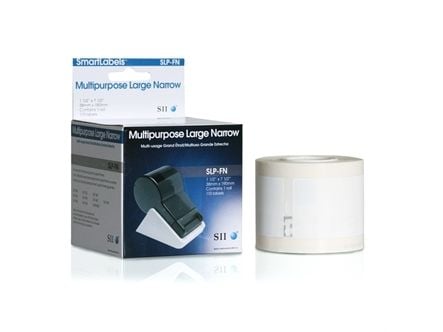 Seiko Instruments SLP-FN - Hvit - 38 x 190 mm 110 etikett(er) (1 rull(er) x 110) filmappeetiketter - for Smart Label Printer 420, 430