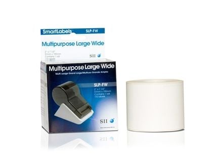 Seiko Instruments SLP-FW - Hvit - 54 x 190 mm 110 etikett(er) (1 rull(er) x 110) filmappeetiketter - for Smart Label Printer 420, 430