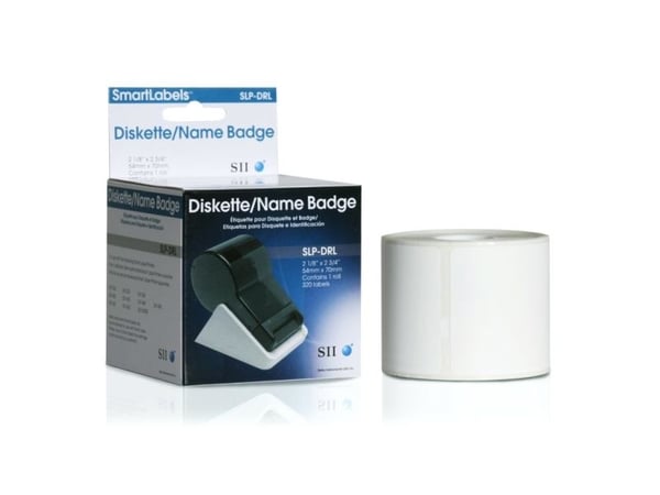 Seiko Instruments SLP-DRL - Hvit - 54 x 70 mm 320 etikett(er) (1 rull(er) x 320) etiketter til navneplater - for Smart Label Printer 420, 430