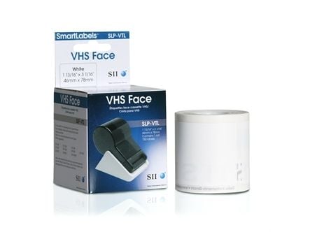 Seiko Instruments SLP-VTL - Hvit - 46 x 78 mm 150 etikett(er) (1 rull(er) x 150) videobåndetiketter - for Smart Label Printer 410, 420, 430