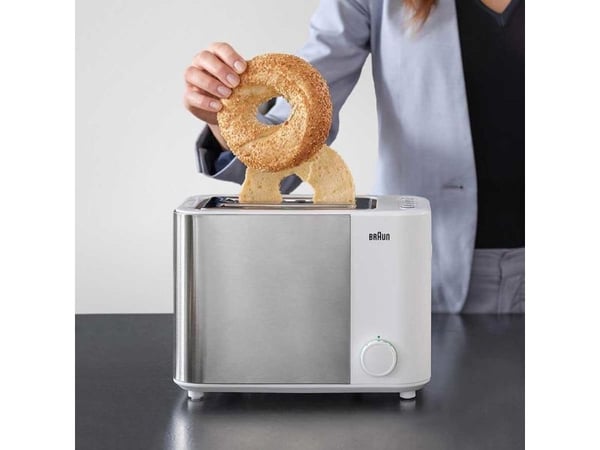 Braun HT5015 WH 2 skiver brødrister