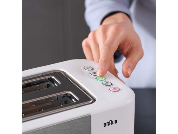 Braun HT5015 WH 2 skiver brødrister