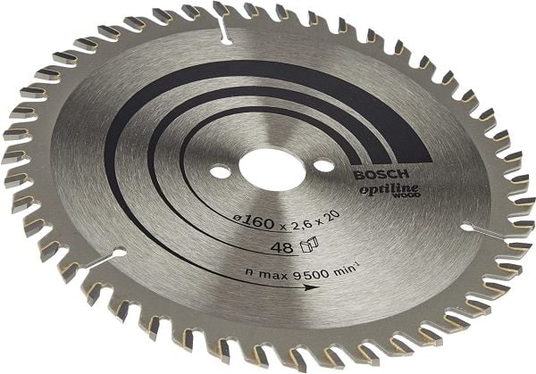 Bosch Optiline Wood - Sirkelformet sagblad - for tre - 160 mm - 48 tenner
