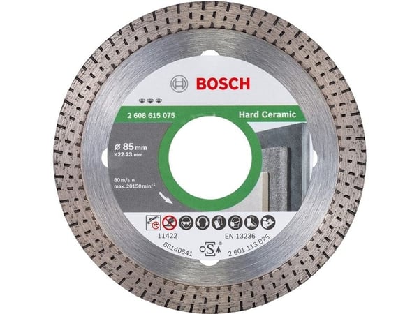 Bosch DIAMANTSKIVE HÅRD CERAMIC 85X22,23MM
