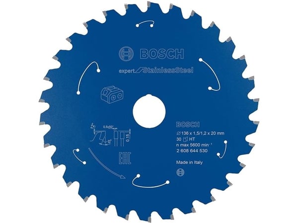 Bosch RUNDSAVKL EX ACU INOX 136X20X1,5/1,2X30T