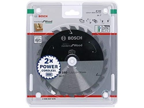 Bosch RUNDSAVKLINGE ACCU STD TRÆ 160X20MM 24T 24T