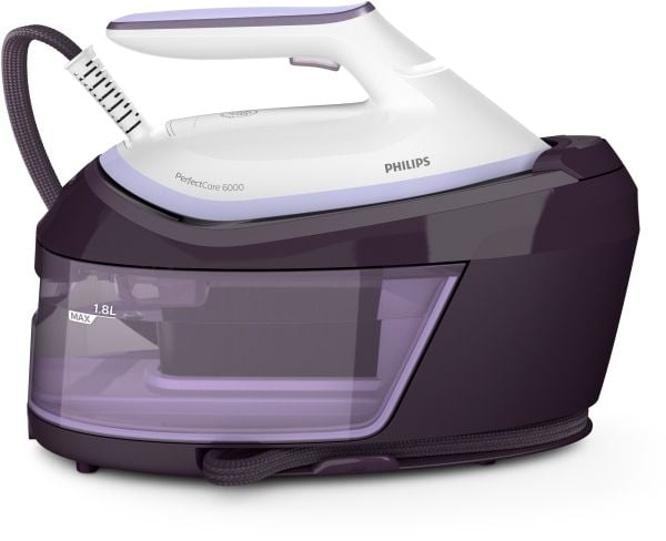 Philips PerfectCare 6000 Series PSG6024 - Strykjärn med separat ånggenerator med automatisk avstängning - sula SteamGlide Plus - 2400 W