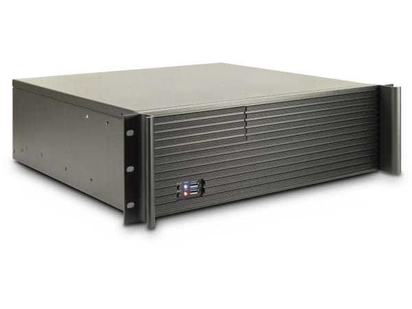 Inter-Tech IPC 3U-K340L - Mini server case - ATX - ingen strømforsyning (ATX) - USB