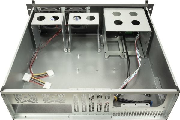 Inter-Tech IPC 3U-K340L - Mini server case - ATX - ingen strømforsyning (ATX) - USB