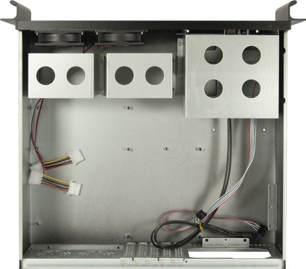 Inter-Tech IPC 3U-K340L - Mini server case - ATX - ingen strømforsyning (ATX) - USB