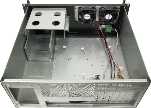 Inter-Tech IPC 4U-K-439L - Rackmonterbar - utvidet ATX (E-ATX) - ingen strømforsyning (ATX / PS/2) - USB