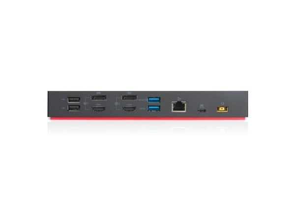 Lenovo ThinkPad Hybrid USB-C with USB-A Dock, Kabel, USB 3.2 Gen 2 (3.1 Gen 2) Type-C, 3,5 mm, 10,100,1000 Mbit/s, Svart, Lenovo