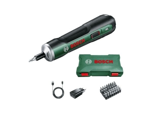 Bosch PushDrive - Skrutrekker - trådløs - sekskantsokkel - 5 N·m inkludert lader - 3.6 V