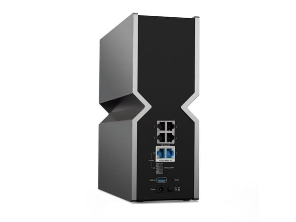 TP-Link Archer BE800, Wi-Fi 7 (802.11be), Tre-båndsfrekvens (2,4 GHz / 5 GHz / 6 GHz), Ethernet/bredbåndsforbindelse, Svart, Rustfritt stål, Fritts...