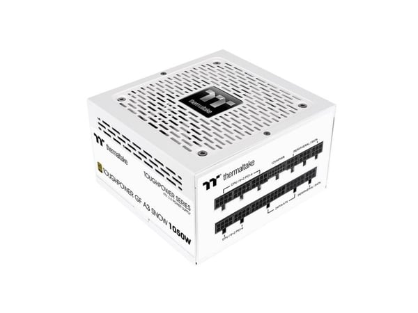 Thermaltake ToughPower GF A3 Snow - TT Premium Edition - strømforsyning (intern) - ATX12V 3.0/ EPS12V - 80 PLUS Gold - AC 100-240 V - 1050 watt - a...