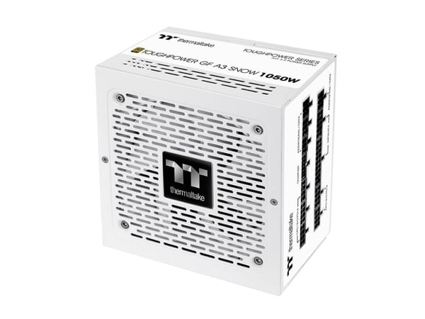 Thermaltake ToughPower GF A3 Snow - TT Premium Edition - strømforsyning (intern) - ATX12V 3.0/ EPS12V - 80 PLUS Gold - AC 100-240 V - 1050 watt - a...