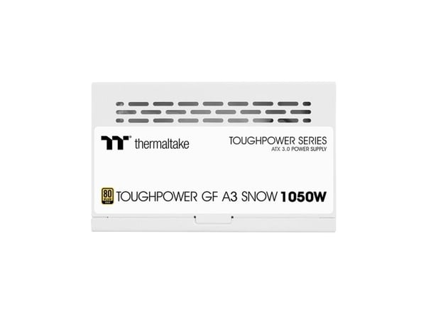 Thermaltake ToughPower GF A3 Snow - TT Premium Edition - strømforsyning (intern) - ATX12V 3.0/ EPS12V - 80 PLUS Gold - AC 100-240 V - 1050 watt - a...