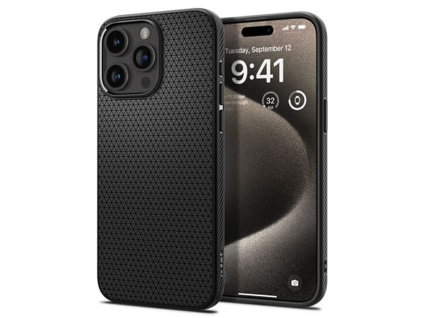 Spigen ACS06562, Etui, Apple, iPhone 15 Pro Max, 17 cm (6.7"), Svart