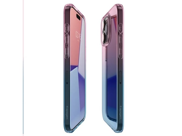 Spigen ACS06700, Etui, Apple, iPhone 15 Pro, 15,5 cm (6.1"), Blå, Rosa