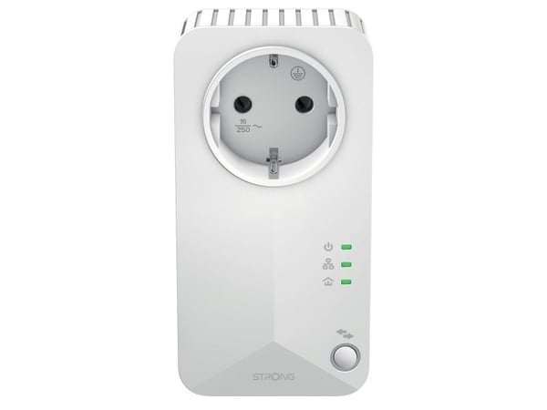 Strong Powerline 600 Duo - Strømlinjeadaptersett HomePlug AV (HPAV) - veggpluggbar