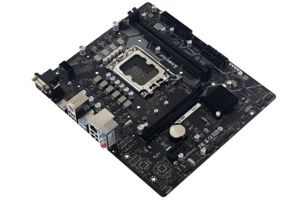 Biostar H610MH D5 - Hovedkort - micro ATX - LGA1700-sokkel - USB 3.2 Gen 1 - innbygd grafikk (CPU kreves)