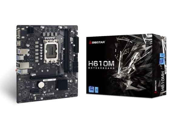 Biostar H610MH D5 - Hovedkort - micro ATX - LGA1700-sokkel - USB 3.2 Gen 1 - innbygd grafikk (CPU kreves)
