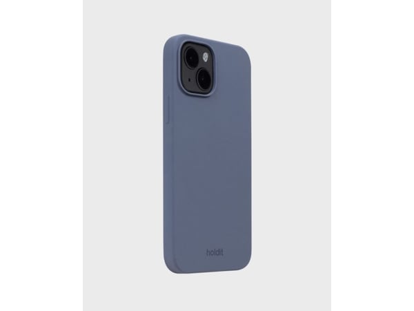 HoldIt Silicone, Suojus, Apple, iPhone 15, 15,5 cm (6.1"), Sininen